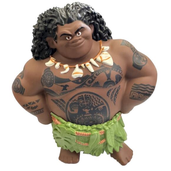 Disney Moana Maui Doll 8 inch Figure Toy Walt Disney Pictures Dwayne Johnson - Picture 2 of 7